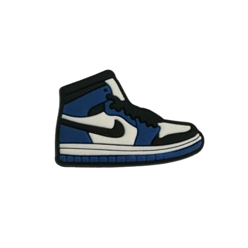 Jordans - White & Blue Shoe